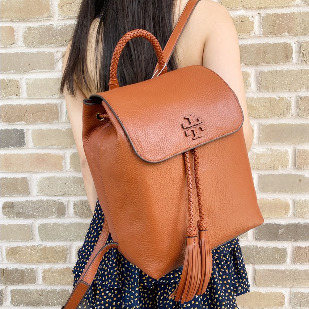 Tory Burch Large Backpack with Tassel - Picture 7 of 8